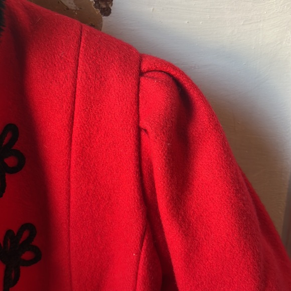 VTG Rothschild Winter Wool Velvet Dress Coat Toddler 3T Dressy Holiday - Picture 8 of 9